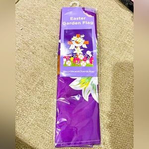 Easter Garden Cross Flag